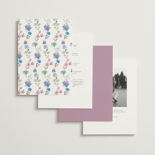 This is a hydrangea wedding invitations with standard by Petra Kern called everlasting romance printing on signature in standard