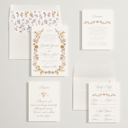 This is a toffee wedding invitations with standard by Petra Kern called everlasting romance printing on signature in standard