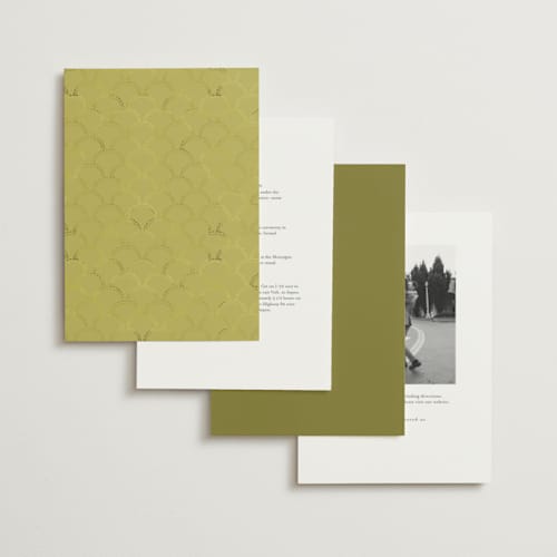 This is a citrus wedding invitations with standard by Tamara Hilje called positano printing on signature in standard