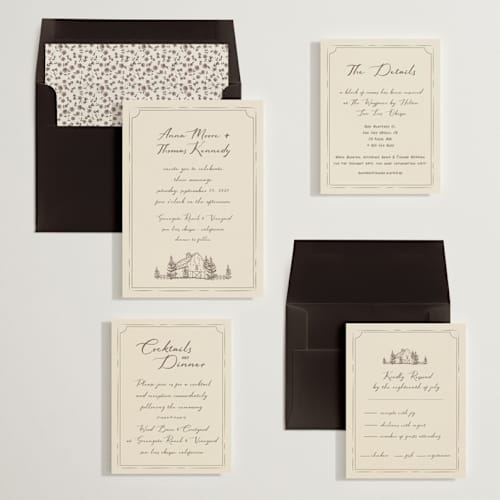 This is a latte wedding invitations with standard by Sherley Ferreira called southern soul printing on signature in standard