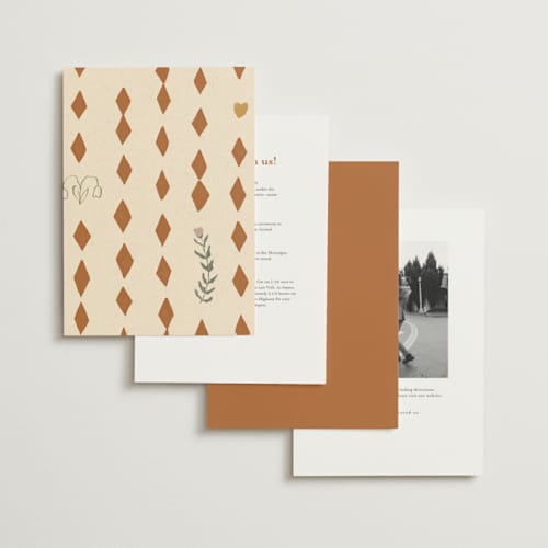 This is a magic wedding invitations with standard by Sumak Studio called pure magic printing on signature in standard