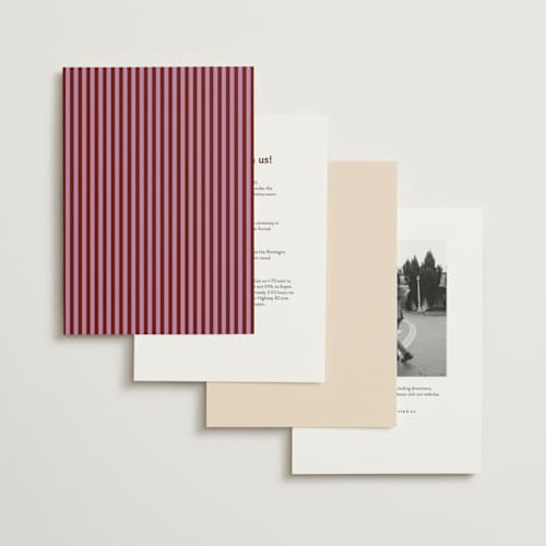 This is a earth wedding invitations with standard by Studio Suku called courthouse printing on signature in standard