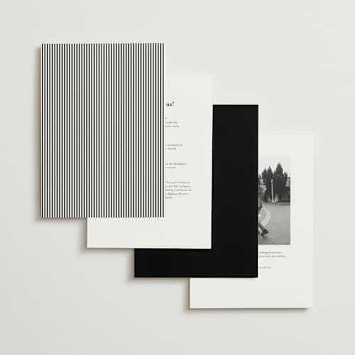 This is a snow wedding invitations with standard by Blustery August called tarte tatin printing on signature in standard
