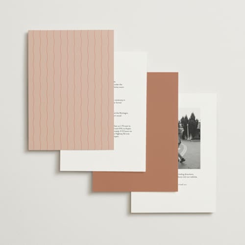 This is a santa fe wedding invitations with standard by Design Lotus called lavender dreams printing on signature in standard