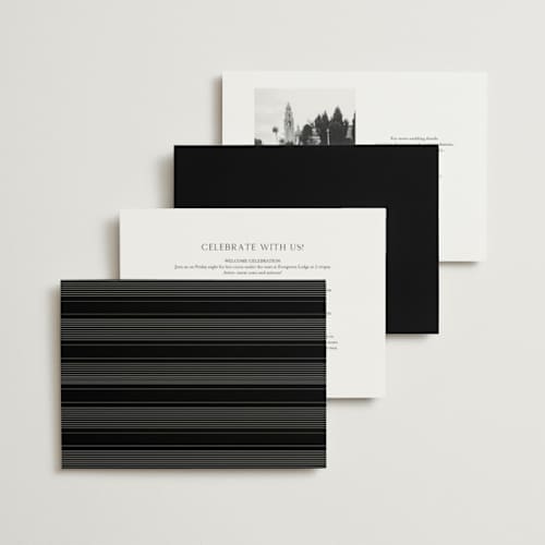 This is a midnight wedding invitations with standard by Kelly Schmidt called landscape script printing on signature in standard