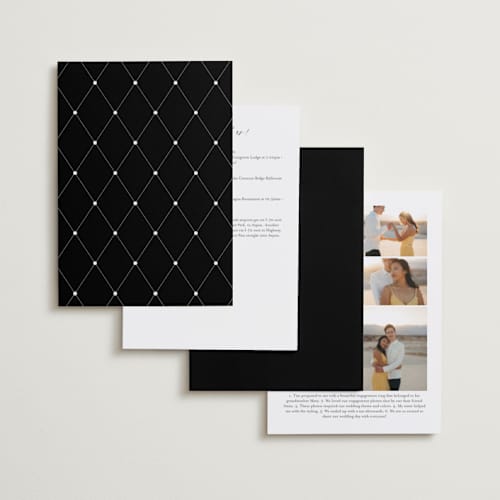 This is a ink wedding invitations with standard by Chryssi Tsoupanarias called villa printing on signature in standard