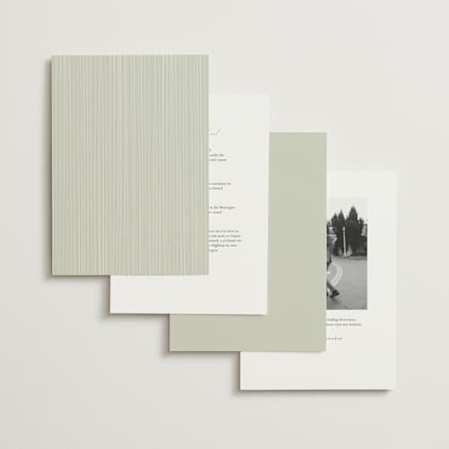This is a ivy wedding invitations with standard by chocomocacino called cramique printing on signature in standard