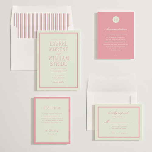 This is a petal wedding invitations with standard by Sara Hicks Malone called dewberry printing on signature in standard