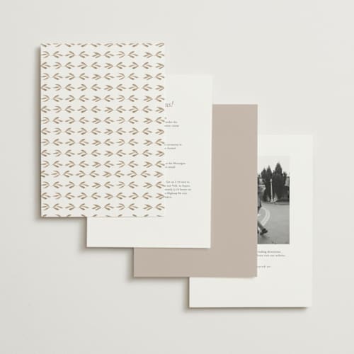 This is a sand wedding invitations with standard by leslie hamer called americana printing on signature in standard