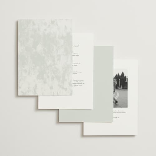 This is a aqua mist wedding invitations with standard by chocomocacino called tortina printing on signature in standard
