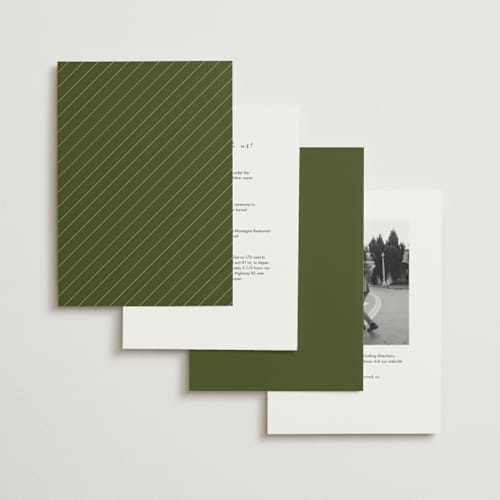 This is a lichen wedding invitations with standard by Alaina Cherup called la graine printing on signature in standard