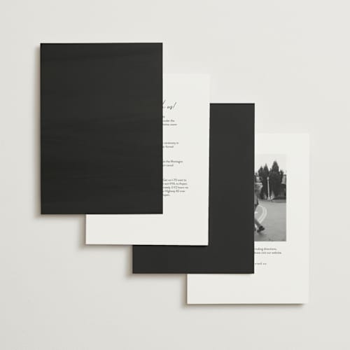 This is a tuxedo wedding invitations with standard by Orasie called full photo printing on signature in standard