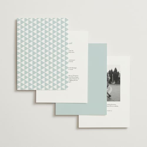This is a seafoam wedding invitations with standard by Snow and Ivy called colorfield printing on signature in standard