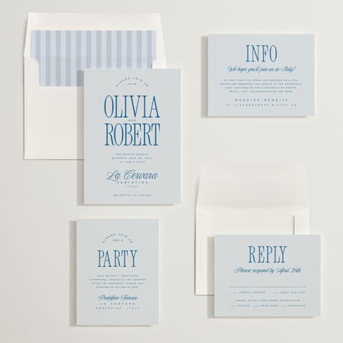 This is a ocean wedding invitations with standard by Kelly Schmidt called riviera printing on signature in standard