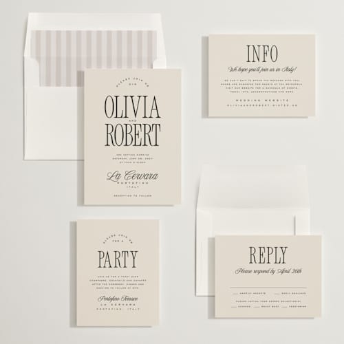 This is a linen wedding invitations with standard by Kelly Schmidt called riviera printing on signature in standard