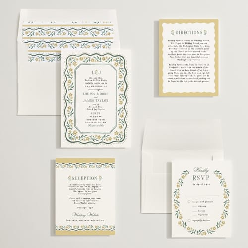 This is a sunflower wedding invitations with standard by Alethea and Ruth called sweet vintage printing on signature in standard