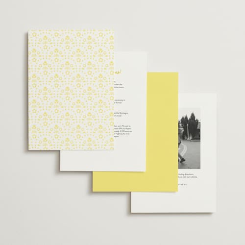 This is a butter wedding invitations with standard by Itsy Belle Studio called vienes printing on signature in standard