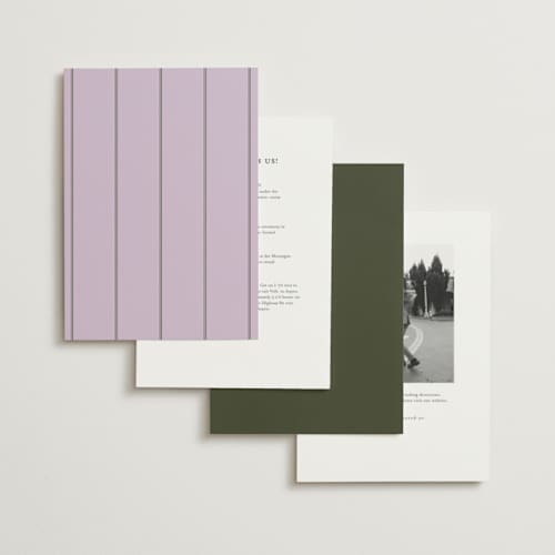 This is a meadow wedding invitations with standard by Owl and Toad called sophisticate printing on signature in standard