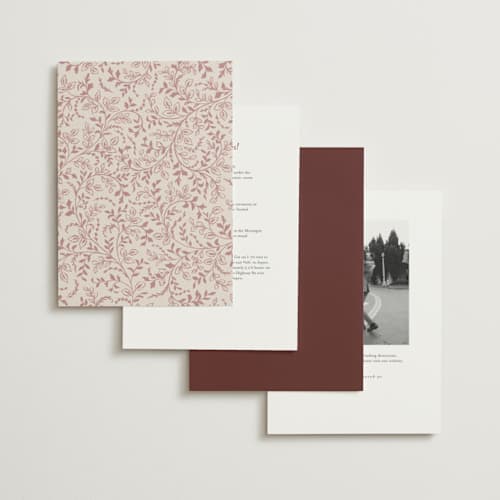 This is a merlot wedding invitations with standard by Paper Raven Co. called vintage romance printing on signature in standard