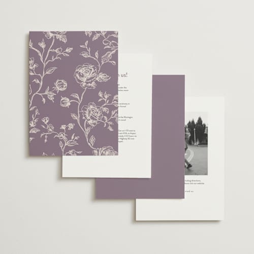 This is a vineyard wedding invitations with standard by Kristie Kern called the emma printing on signature in standard