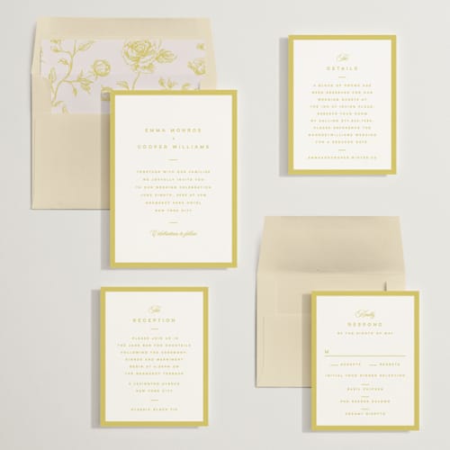This is a island citrus wedding invitations with standard by Kristie Kern called the emma printing on signature in standard