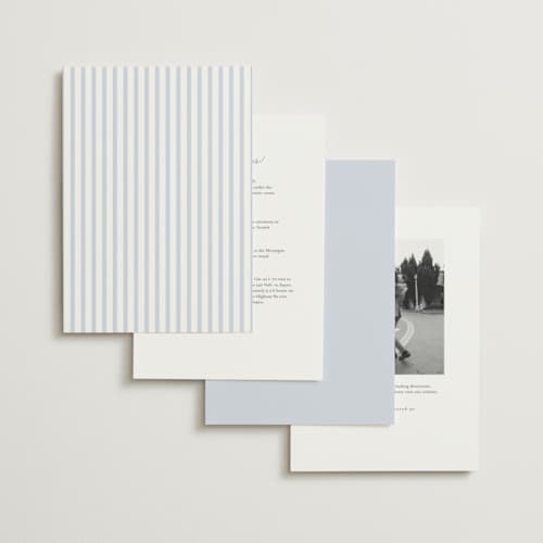 This is a cloud wedding invitations with standard by Helena Vitto called birds of paradise printing on signature in standard