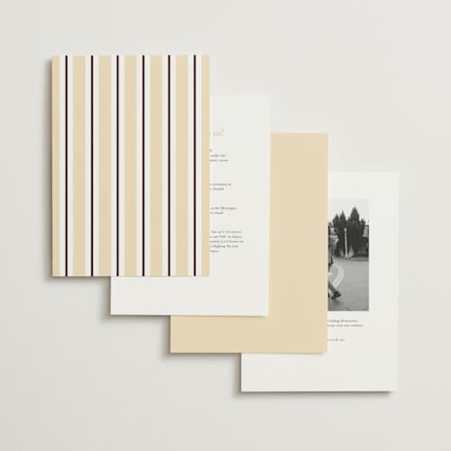 This is a butter wedding invitations with standard by Megan Davis called nola printing on signature in standard