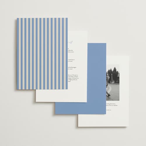This is a bluebird wedding invitations with standard by Pixel and Hank called lovers printing on signature in standard