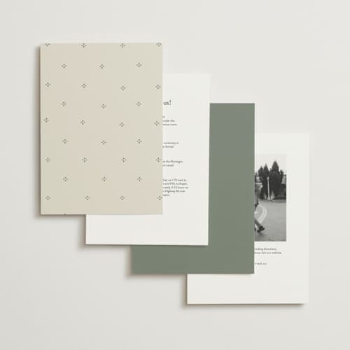 This is a sagebrush wedding invitations with standard by Ani Somi called rose ink printing on signature in standard