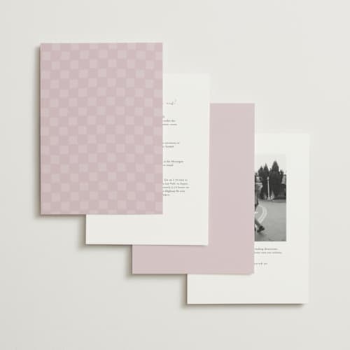 This is a lilac wedding invitations with standard by Ani Somi called ballpoint suite printing on signature in standard