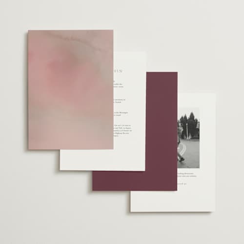 This is a bordeaux wedding invitations with standard by Ashley DeMeyere called porcelain printing on signature in standard