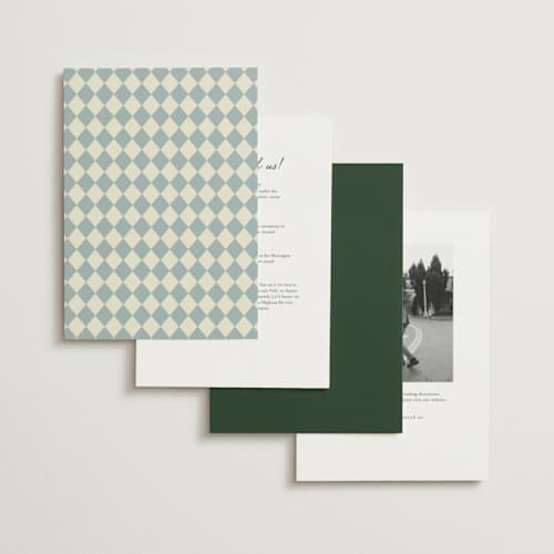 This is a forest wedding invitations with standard by Helena Vitto called vintage lovers printing on signature in standard