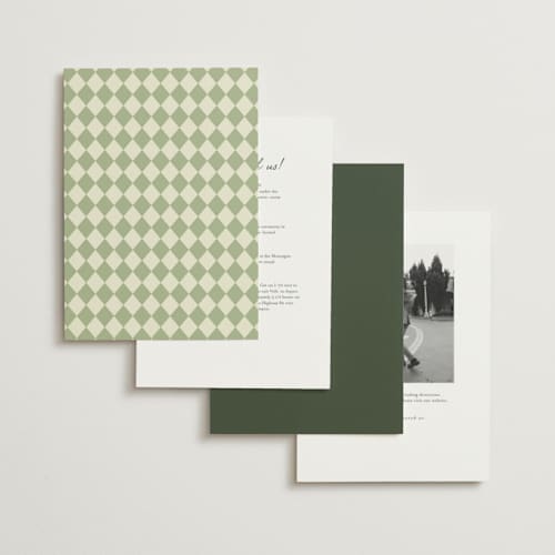 This is a olive wedding invitations with standard by Helena Vitto called vintage lovers printing on signature in standard