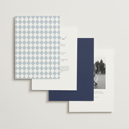 This is a midnight wedding invitations with standard by Helena Vitto called vintage lovers printing on signature in standard