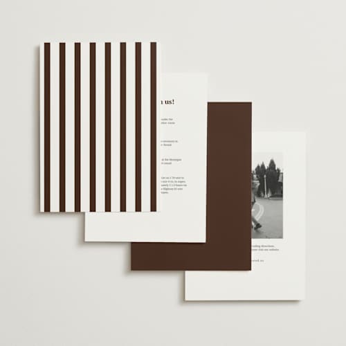 This is a espresso noir wedding invitations with standard by Cass Loh called chic union printing on signature in standard