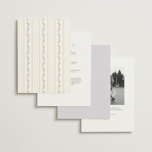 This is a iris wedding invitations with standard by Creo Study called folk garden printing on signature in standard