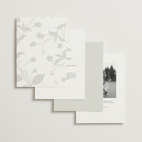 This is a fawn wedding invitations with standard by AK Graphics called autumnal printing on signature in standard