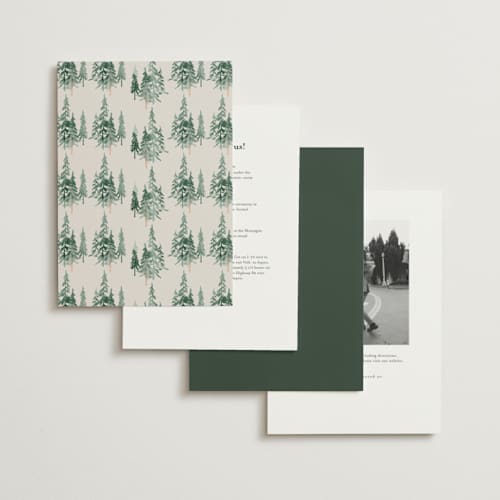 This is a summer wedding invitations with standard by Petra Kern called miniature mountainscape printing on signature in standard