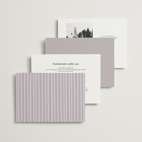 This is a plum wedding invitations with standard by Baumbirdy called sealed printing on signature in standard
