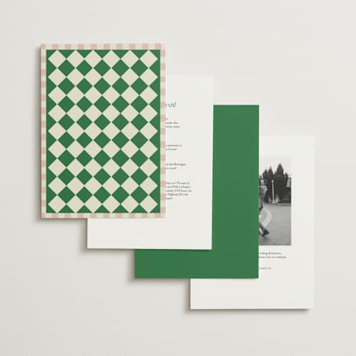 This is a avocado wedding invitations with standard by Helena Vitto called handwritten letter printing on signature in standard