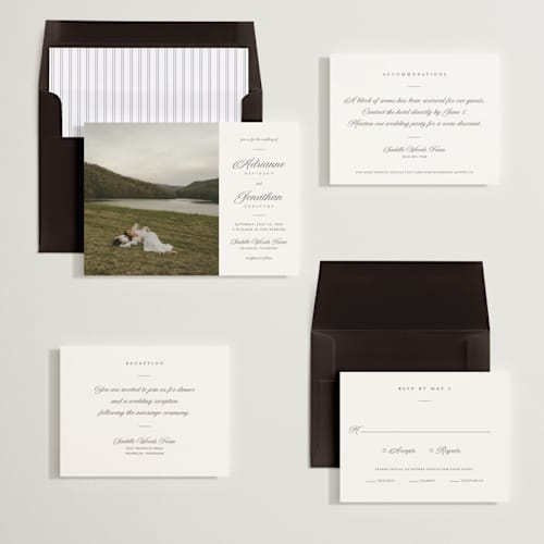 This is a tea wedding invitations with standard by Eric Clegg called together always printing on signature in standard