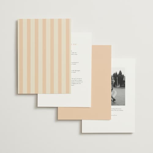 This is a sunset wedding invitations with standard by Creo Study called patterned florals printing on signature in standard