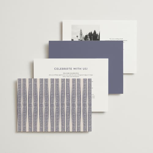 This is a twilight wedding invitations with standard by Katharine Watson called block print frame printing on signature in standard