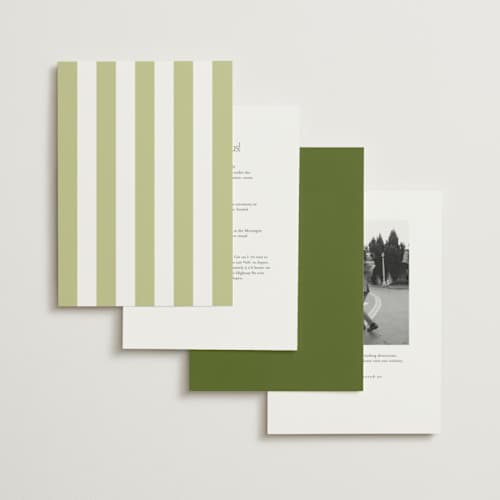 This is a palm wedding invitations with standard by Jenna Holcomb called beachtoile printing on signature in standard