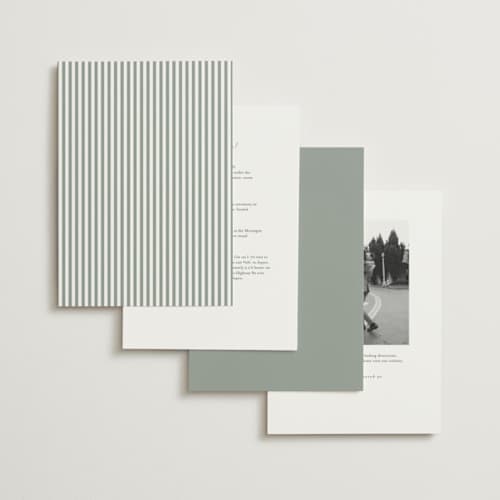 This is a sage wedding invitations with standard by Sara Hicks Malone called signature monogram printing on signature in standard