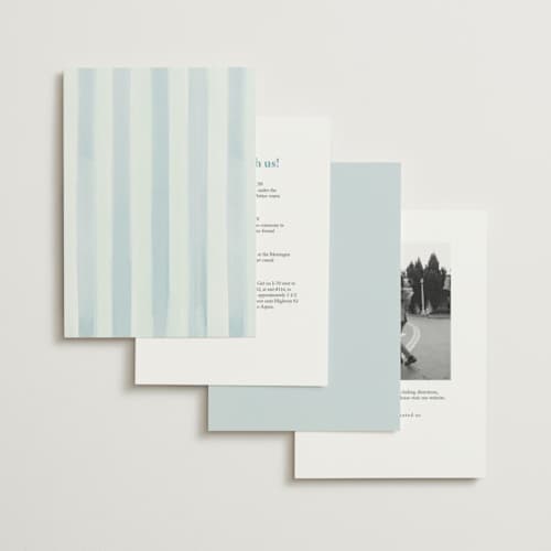 This is a celeste wedding invitations with standard by Pati Cascino called alento printing on signature in standard