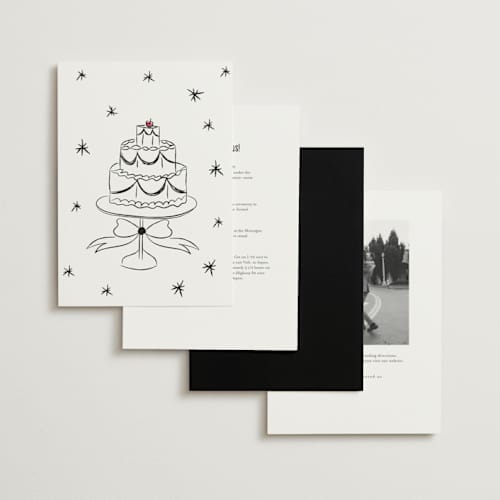 This is a ice wedding invitations with standard by Helena Vitto called modern love printing on signature in standard