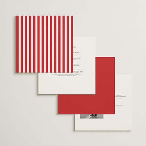 This is a cherry wedding invitations with standard by Megan Davis called perriand printing on signature in standard