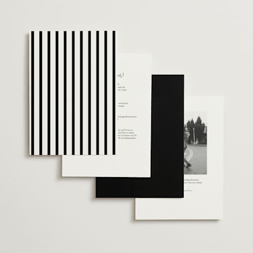 This is a tuxedo wedding invitations with standard by Cass Loh called quirky fun printing on signature in standard