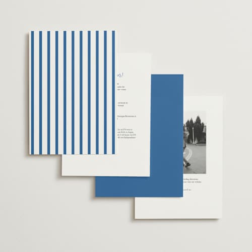 This is a sea breeze wedding invitations with standard by Cass Loh called quirky fun printing on signature in standard